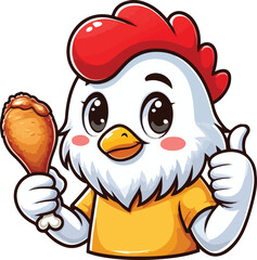 Fired Chicken mascot
