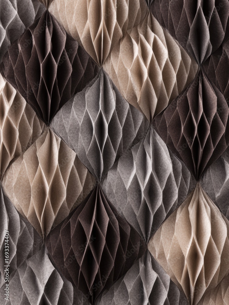Aufkleber textured honeycomb pattern in neutral tones used to represent the innovative applications of botulin
