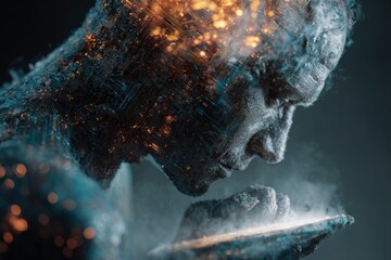 Revolutionizing education with ai: the future of personalized learning. Human interaction. Immerse in learning: ai-powered tutoring systems enhance student engagement. Ai technology.