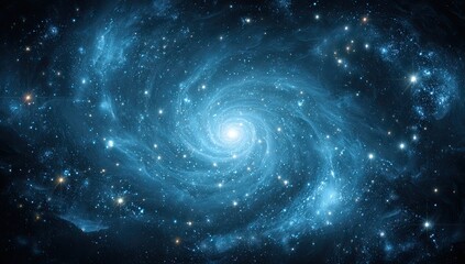 Spiral galaxy in deep space (5)