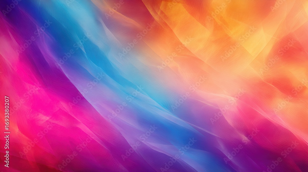 Poster vibrant abstract background with flowing colors blending seamlessly, creating a dynamic visual effec