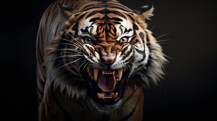 Fototapeta premium portrait of a bengal tiger