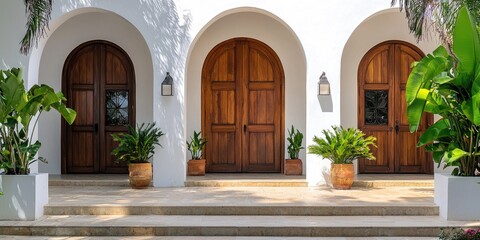 entrance to the church