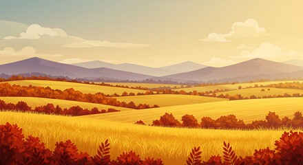 Obraz premium Autumn Hills