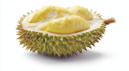 Obraz premium durian isolated on white background