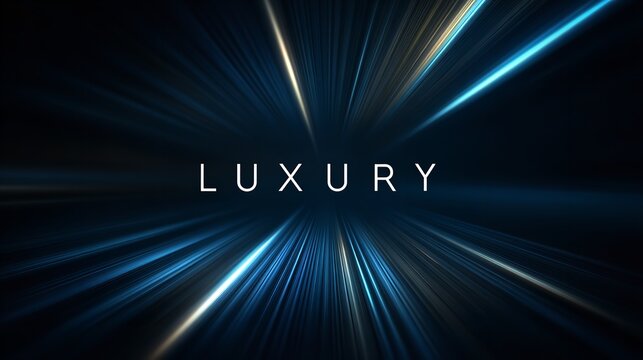 Dynamic radiance of luxury shines in a radiant blur of light and speed.