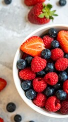 Fresh berries in a bowl