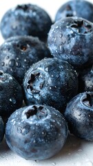 Fresh blueberries close-up