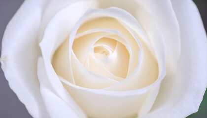 Close-up of a creamy white rose