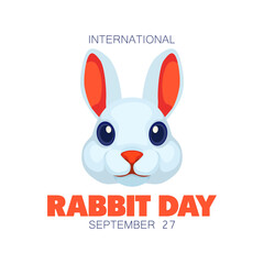 vector graphic of International Rabbit Day ideal for International Rabbit Day celebration