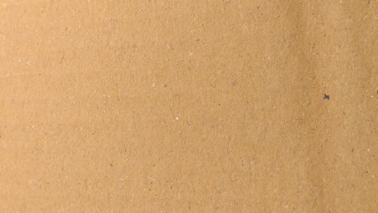 Background of brown kraft paper or cardboard texture. old paper sheet, parchment or papyrus surface, vector realistic illustration
