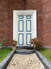 entrance to the house