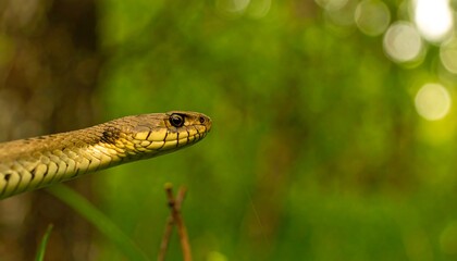 Obraz premium Snake in forest