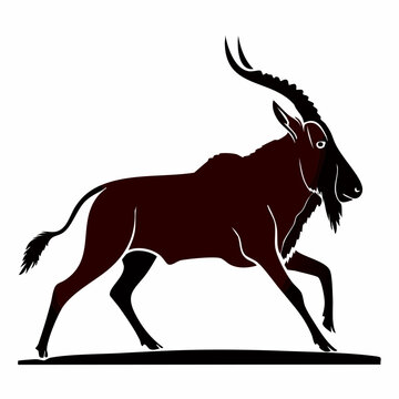 bubal hartebeest steppe illustration for extinct species