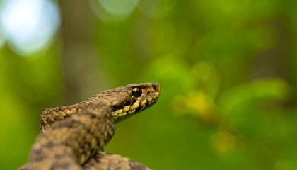 Snake in natural habitat