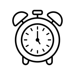 Alarm Clock icon vector design templates simple and modern concept