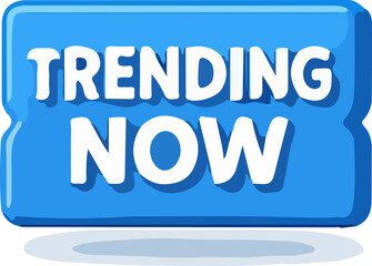 Blue button with the text 'Trending Now'.
