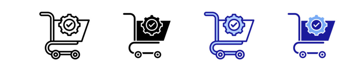 Procurement  Icon Set Multiple Style Collection
