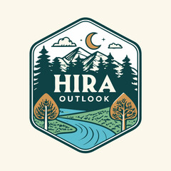 A design for Hira Outlook of a brand t-shirt.