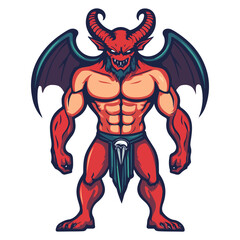 Fototapeta premium devil, costume, halloween, festival, vector, transparent background, demon, icon, evil, monster, horror, isolated, satan