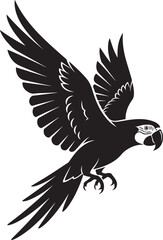 Parrot Silhouette Logo Design & Stock Vector Graphics