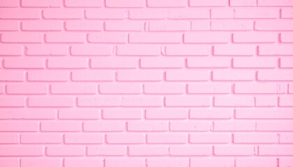 Fototapeta premium Old pink brick wall for a vintage style background.