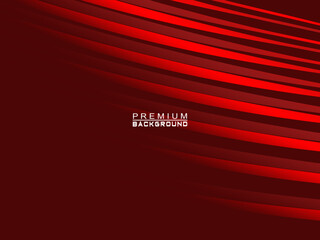 Abstract background of wavy lines in red color. Modern design for banner, card, web design, banner, certificate, etc.
