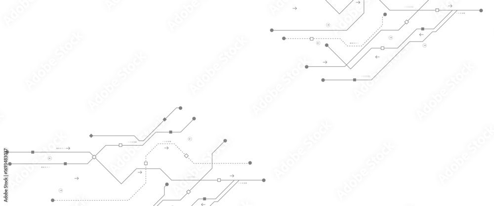 Poster abstract digital technology futuristic internet network speed connection white and blue background. 