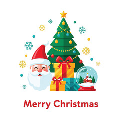 Merry Christmas Festive Holiday Season Decorations