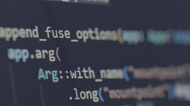 Computer network programming and data code scrolling