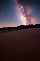 Fototapeta premium Sky Mirrors Underneath a Starry Night