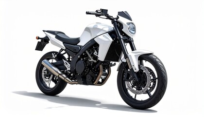 Obraz premium motorcycle on a white background