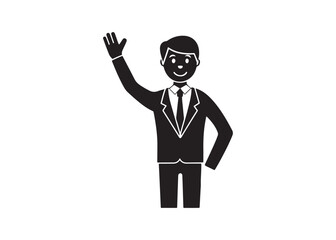 Businessman Corporate Greeting.