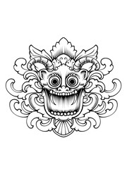tribal skull tattoo