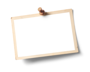 画鋲で留められた、古い写真