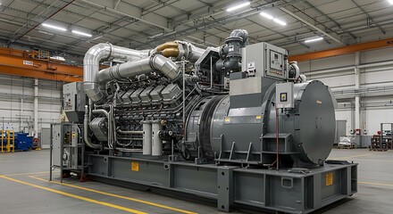 Powerful Industrial Generator High-Performance Energy Solution for Industrial Applications