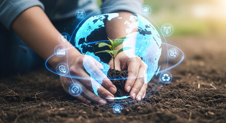 Nurturing new growth with global technology and sustainability icons