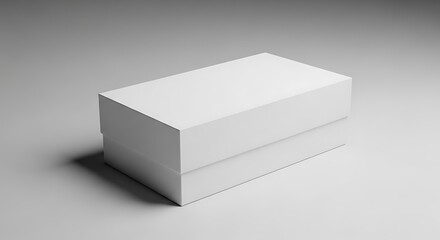 Fototapeta premium Blank White Box Mockup.