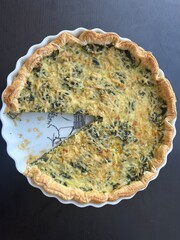 tarte aux épinards
