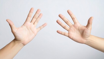 Two open hands