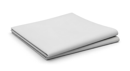White Folded Bed Sheets.