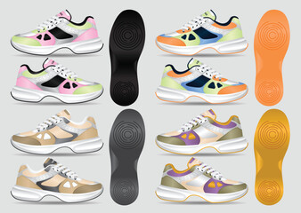 Dancer Shoe Design with Colorways