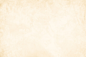 Colour old concrete wall texture background. Close up retro plain cream color cement wall background texture. Design paper vintage parchment element.
