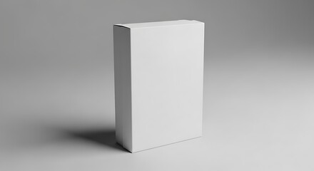 Blank White Box Mockup.