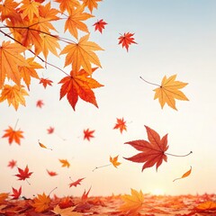 autumn leaves background