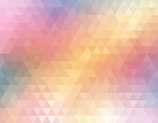 Geometric Abstract Background with Pastel Colors.
