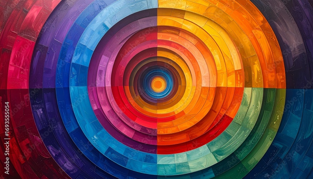 Poster a vibrant abstract background with a colorful spiral design, featuring a swirling pattern of light a