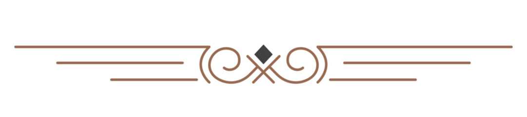 Decorative line. text divider. Line separator, Minimalistic line, Underline element. Vector illustration