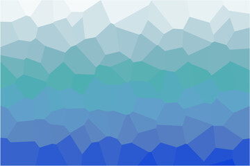 blue background of mountain sea and abstract clouds