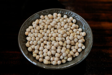 Chongqing, China. Dried soybeans.